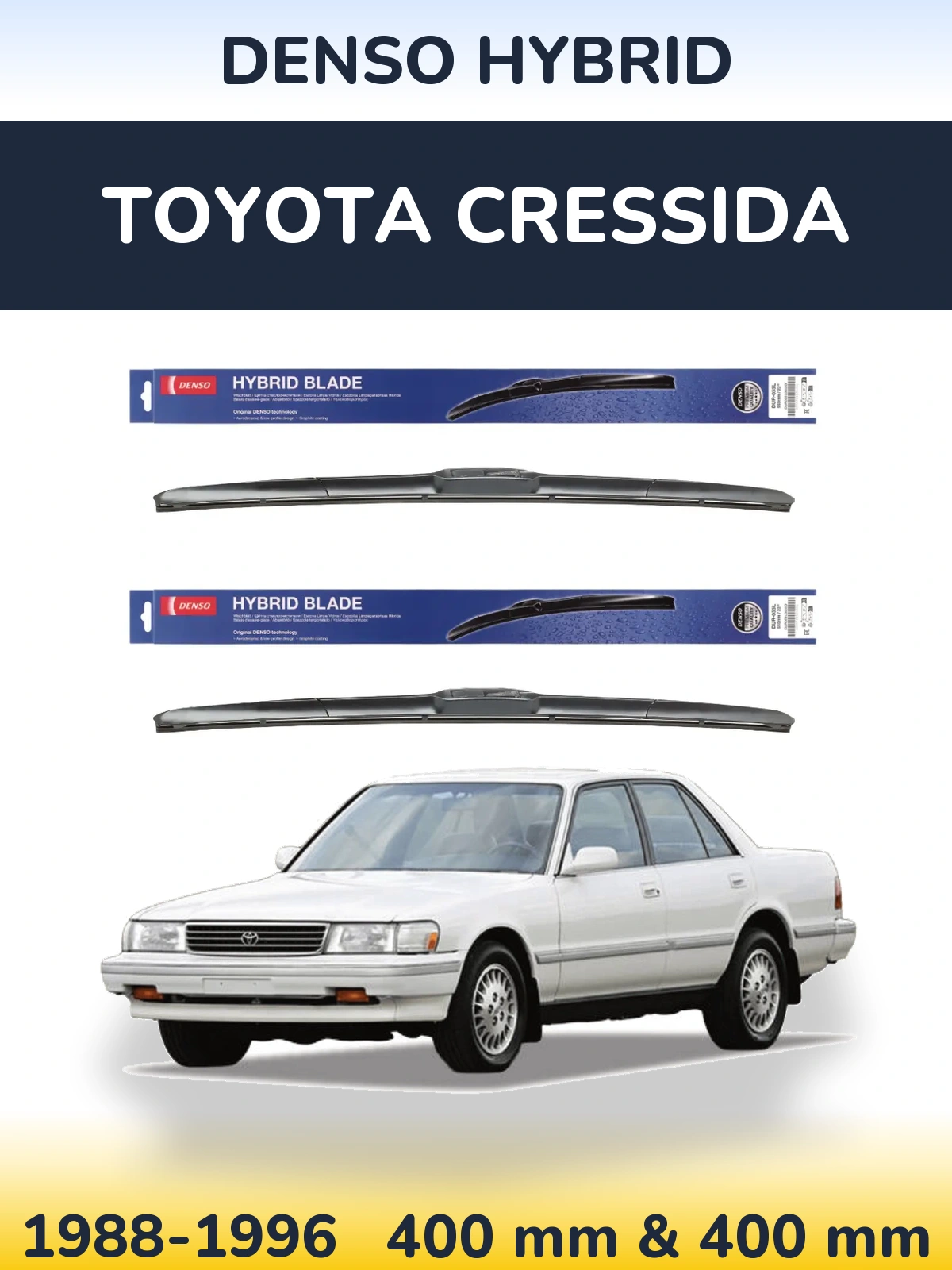 Torkarblad Denso Hybrid för Toyota Cressida