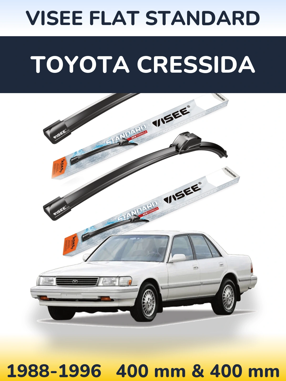 Torkarblad VISEE FLAT STANDARD för Toyota Cressida