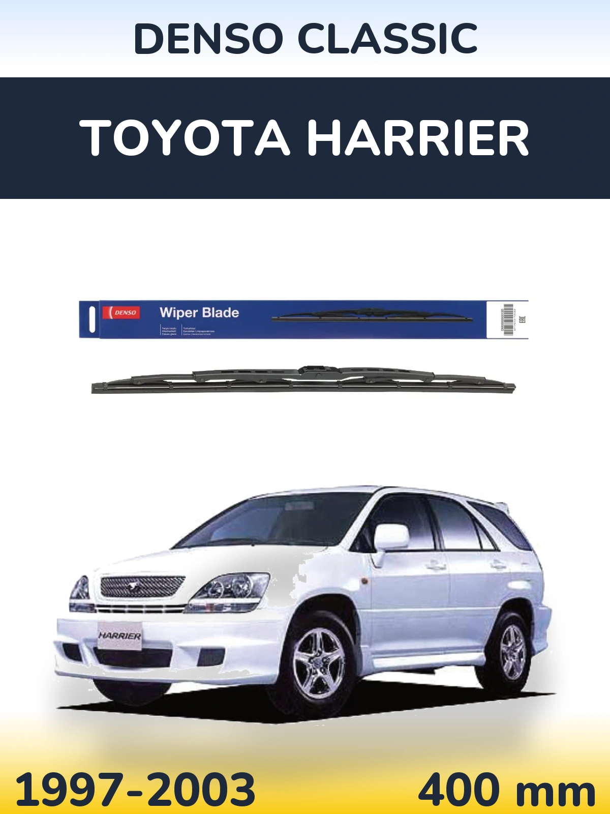 Torkarblad Denso Classic för Toyota Harrier