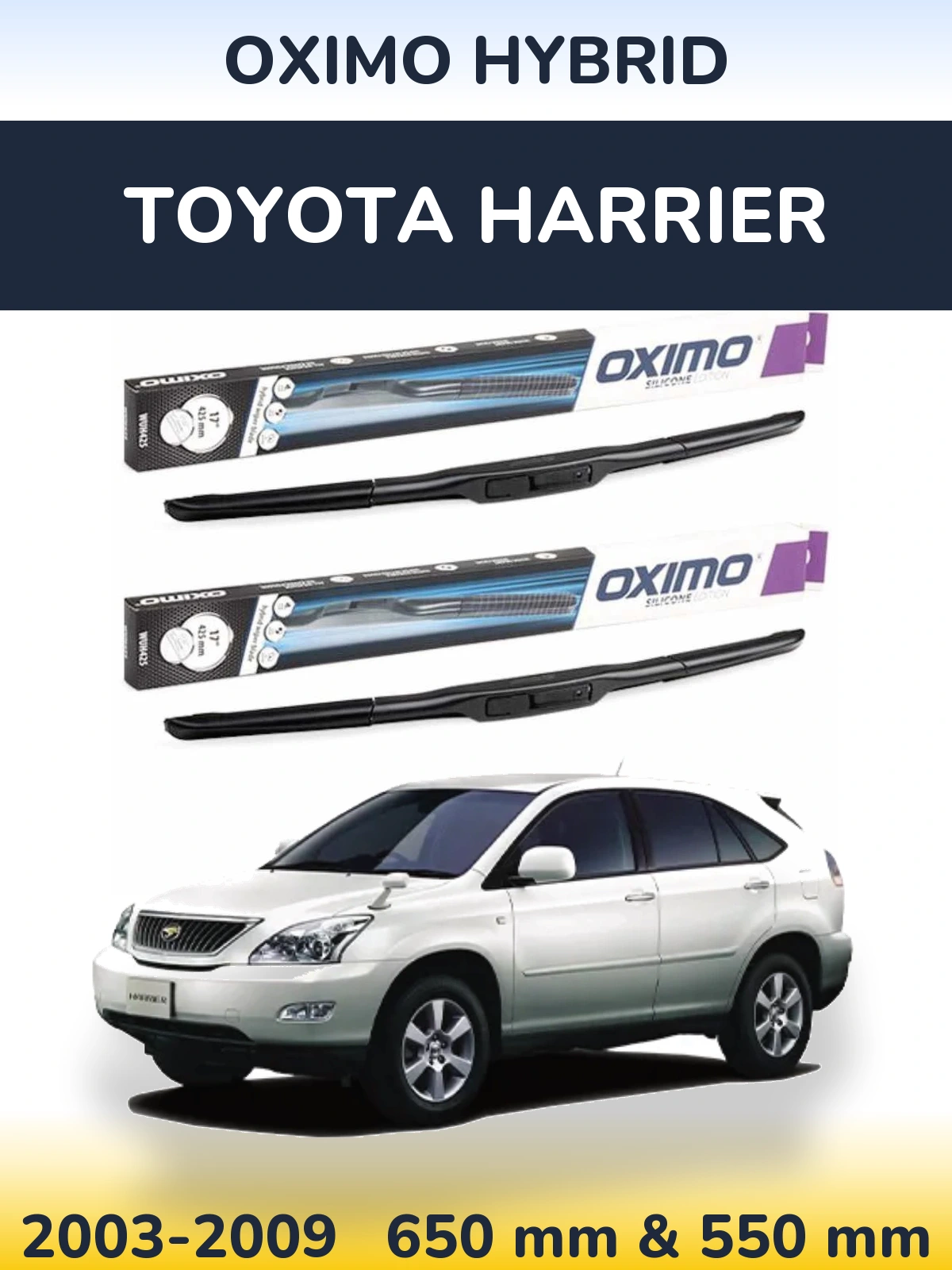 Torkarblad Oximo Hybrid för Toyota Harrier