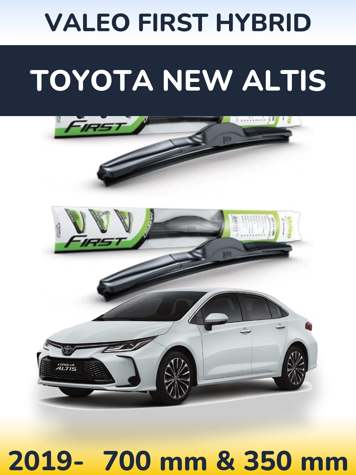 Torkarblad Valeo First Hybrid för Toyota New Altis