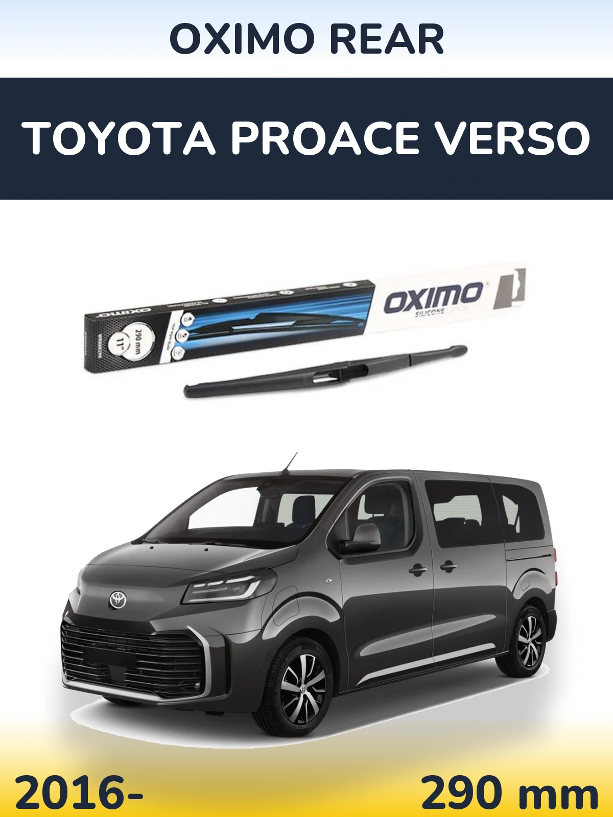 Torkarblad Oximo Rear för Toyota ProAce Verso