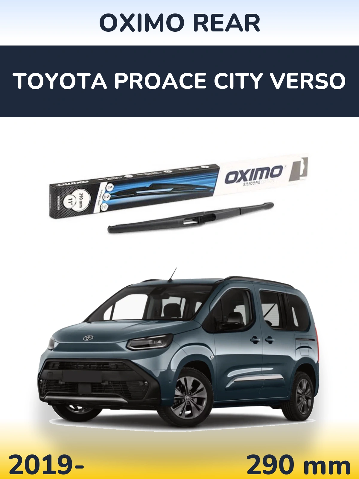 Torkarblad Oximo Rear för Toyota ProAce City Verso