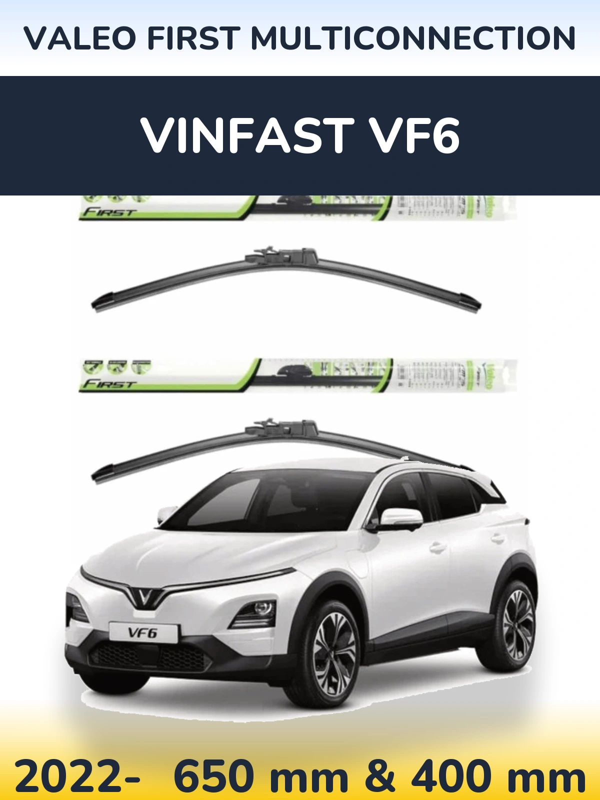 Torkarblad Valeo First MultiConnection för Vinfast VF6