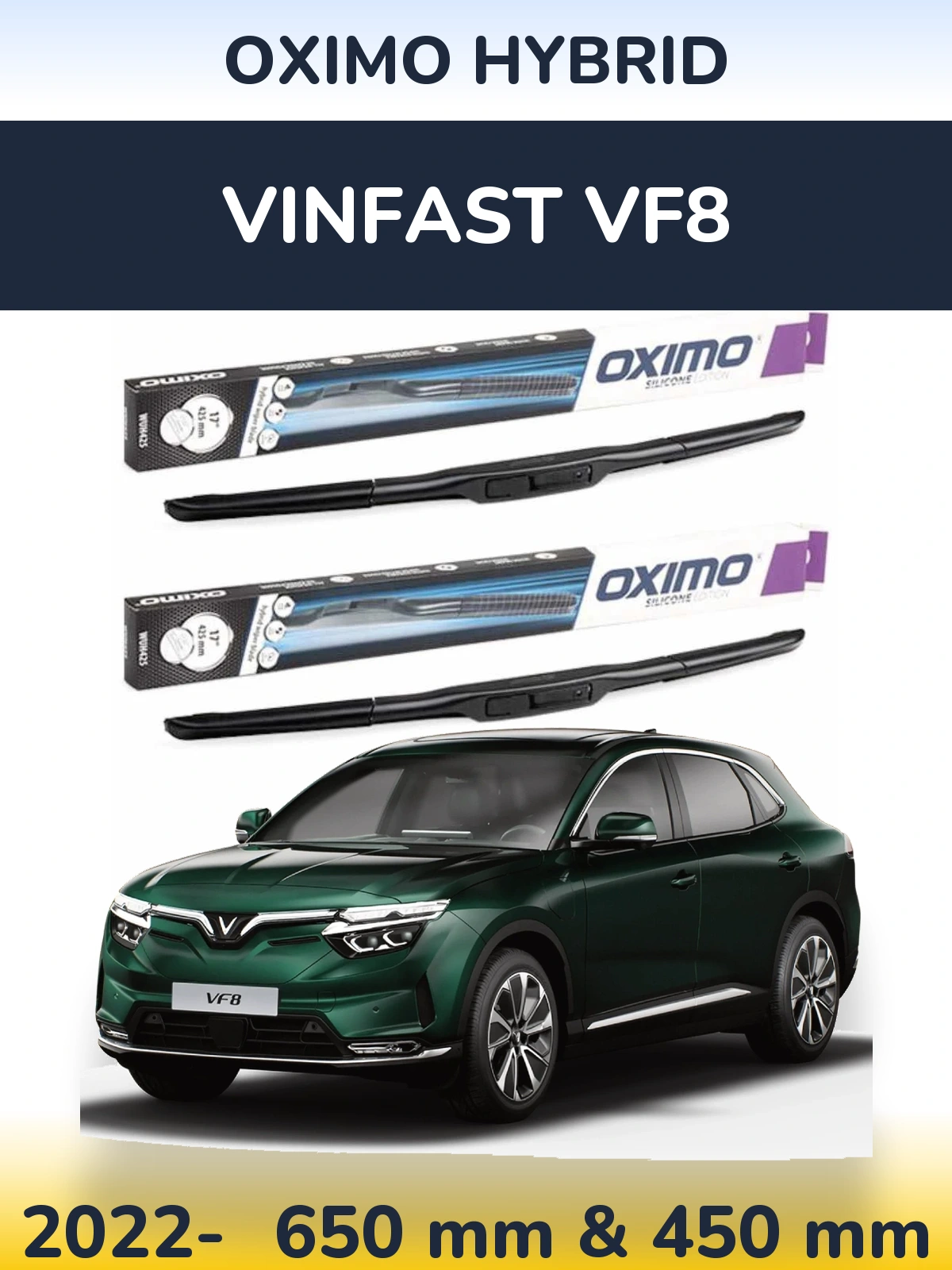 Torkarblad Oximo Hybrid för Vinfast VF8