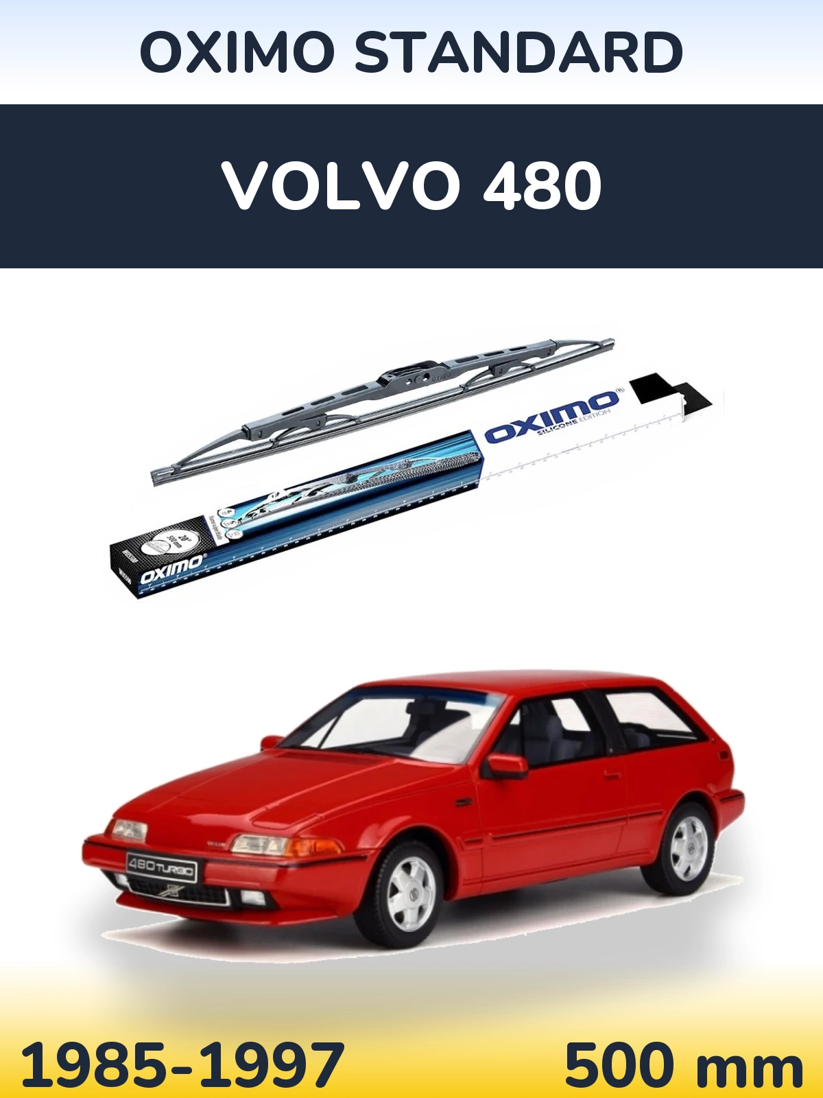 Torkarblad Oximo Standard för Volvo 480