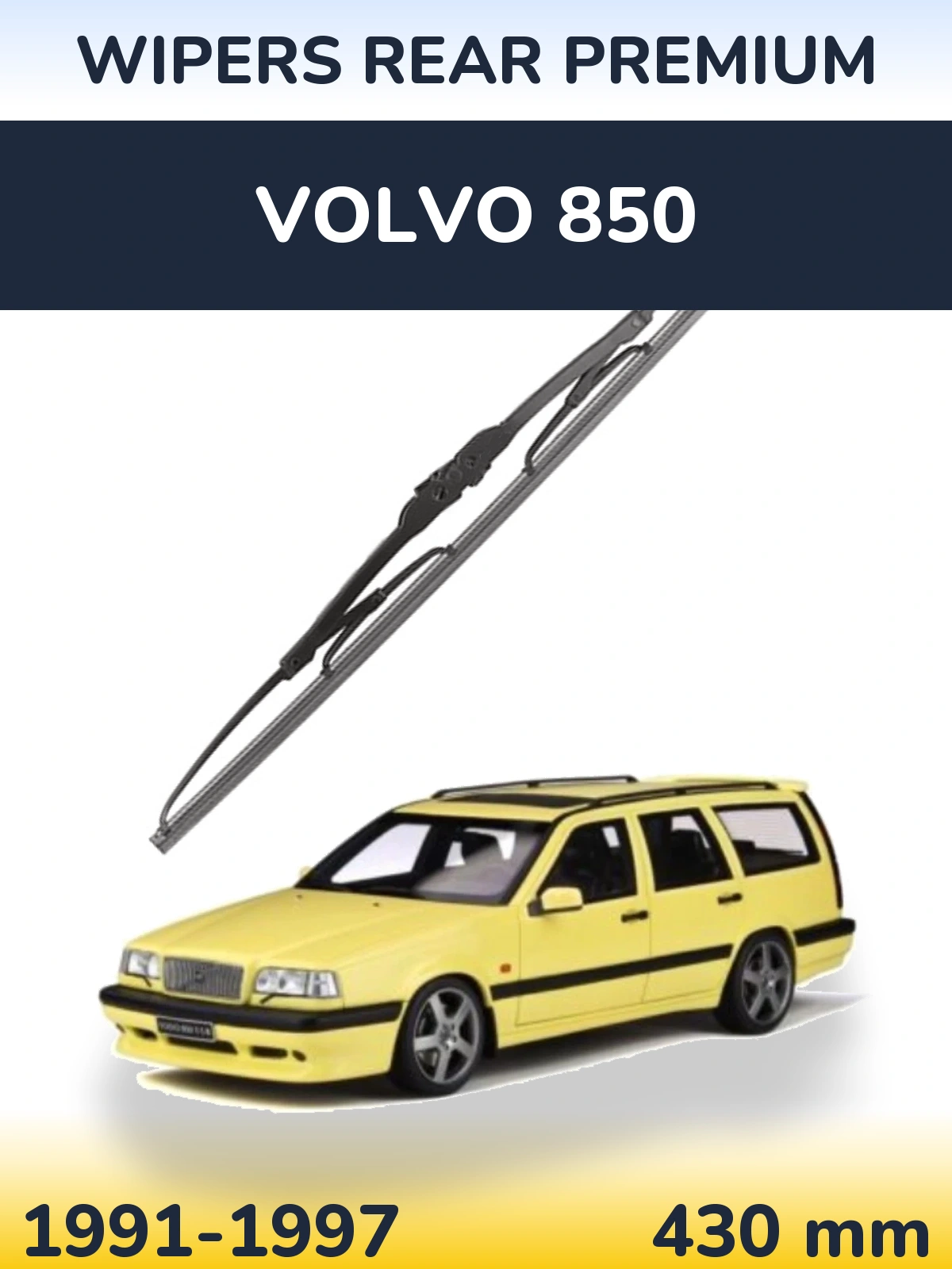 Torkarblad WIPERS REAR PREMIUM för Volvo 850