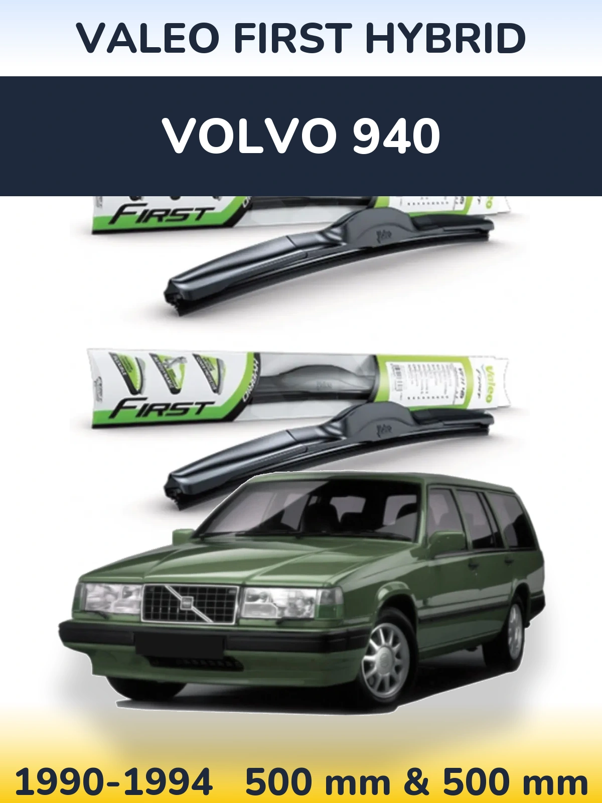 Torkarblad Valeo First Hybrid för Volvo 940