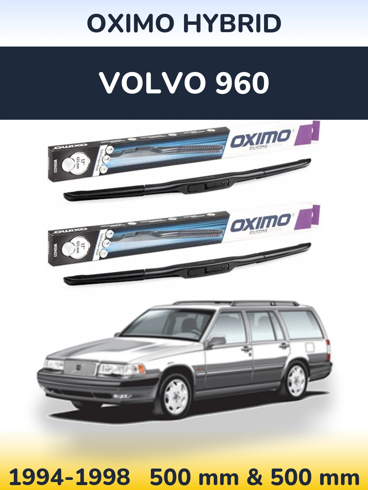 Torkarblad Oximo Hybrid för Volvo 960