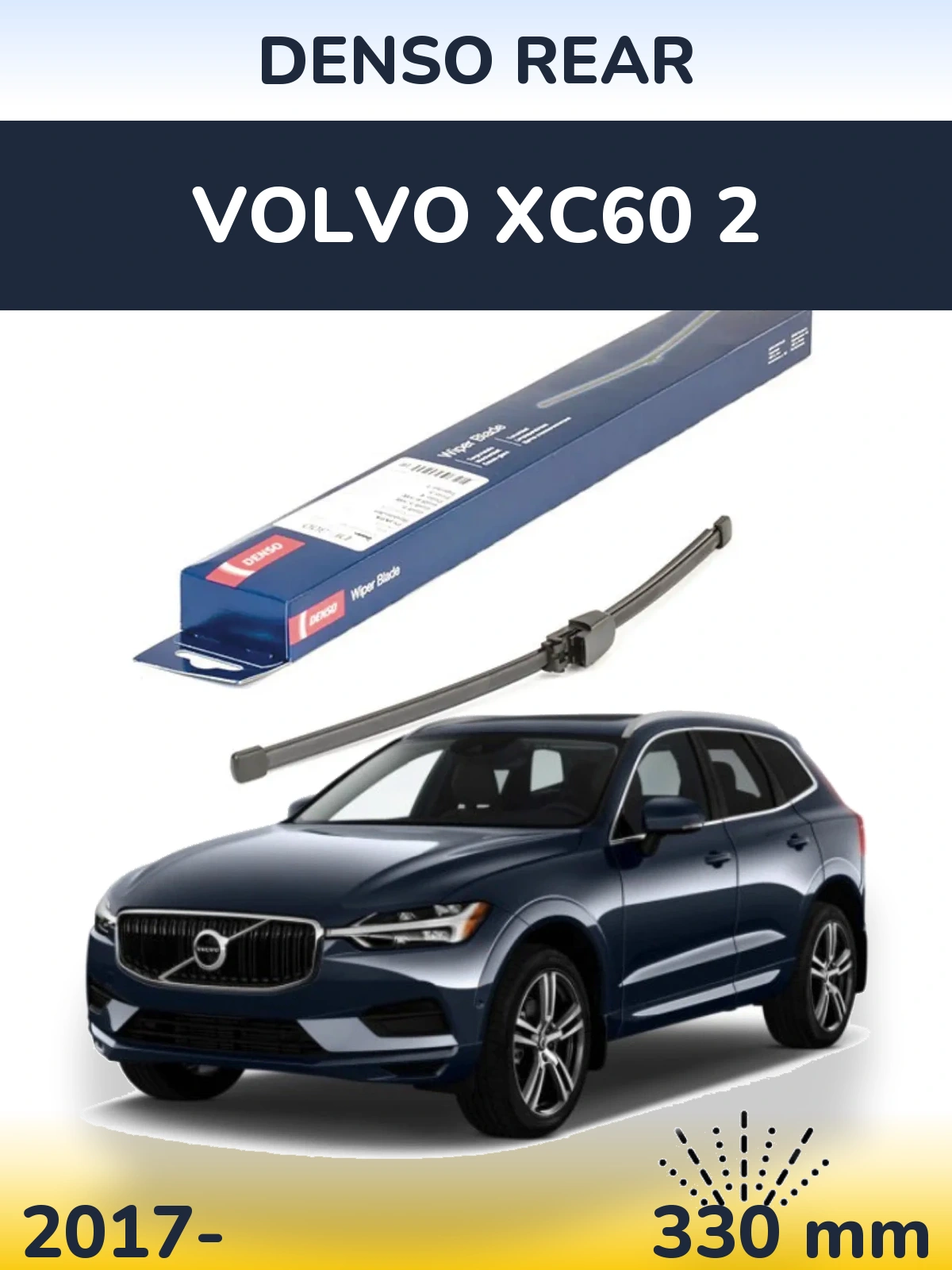 Torkarblad Denso Rear för Volvo XC60 2