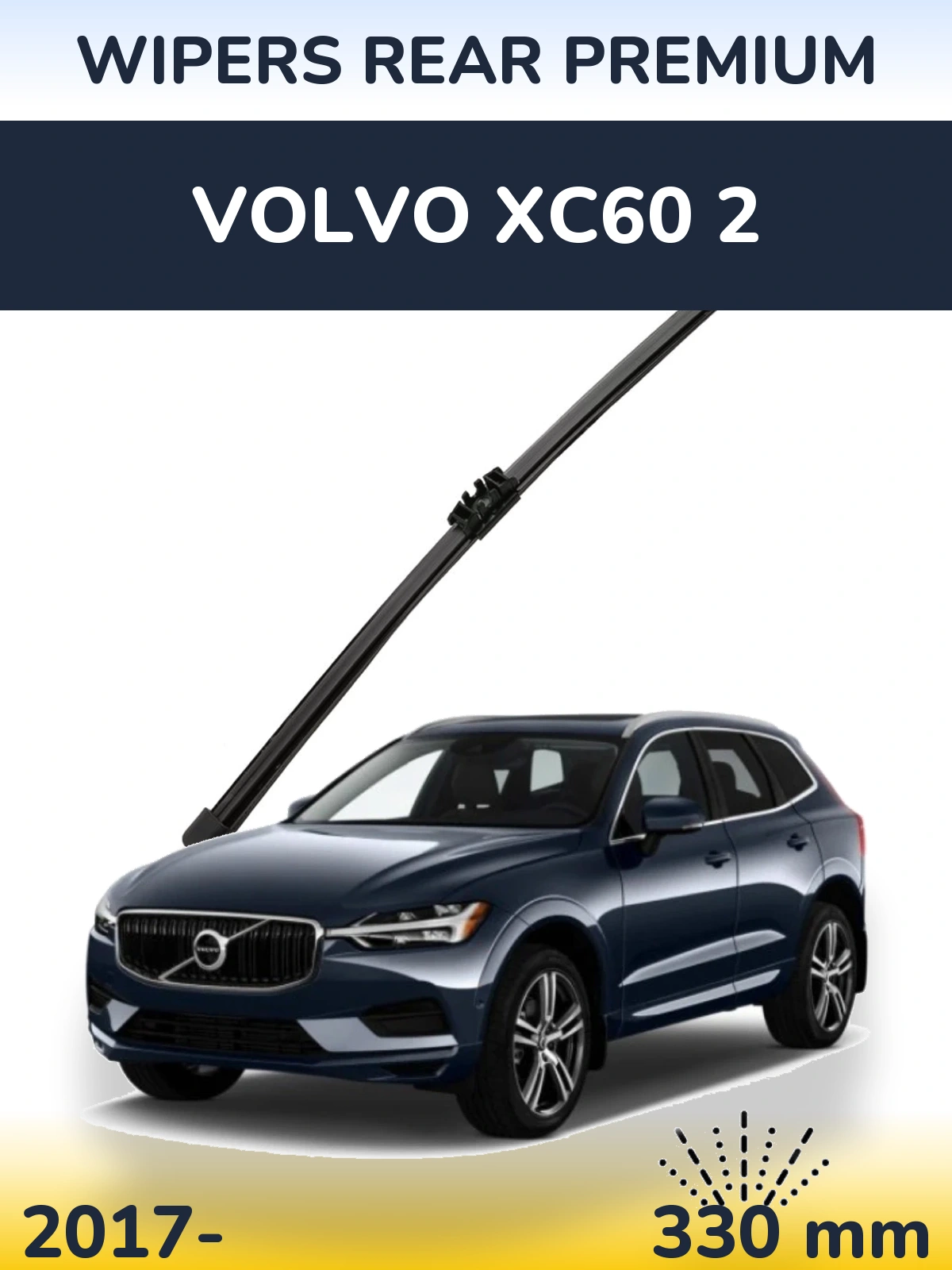 Torkarblad WIPERS REAR PREMIUM för Volvo XC60 2