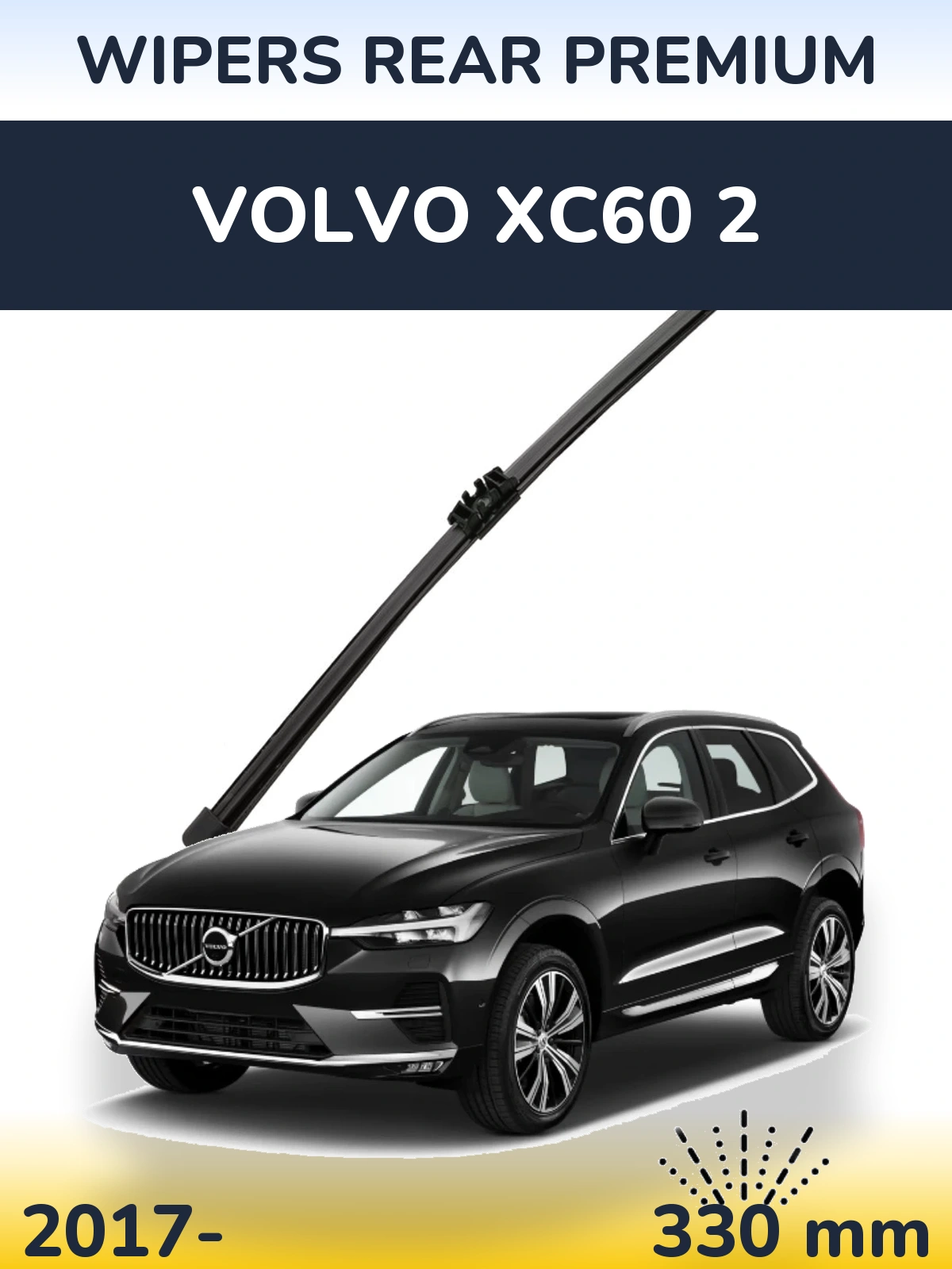Torkarblad WIPERS REAR PREMIUM för Volvo XC60 2