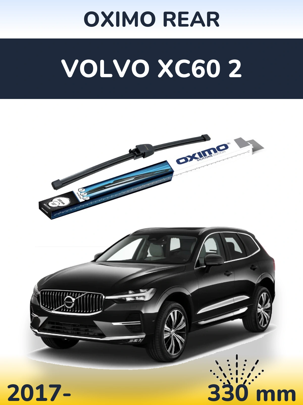 Torkarblad Oximo Rear för Volvo XC60 2