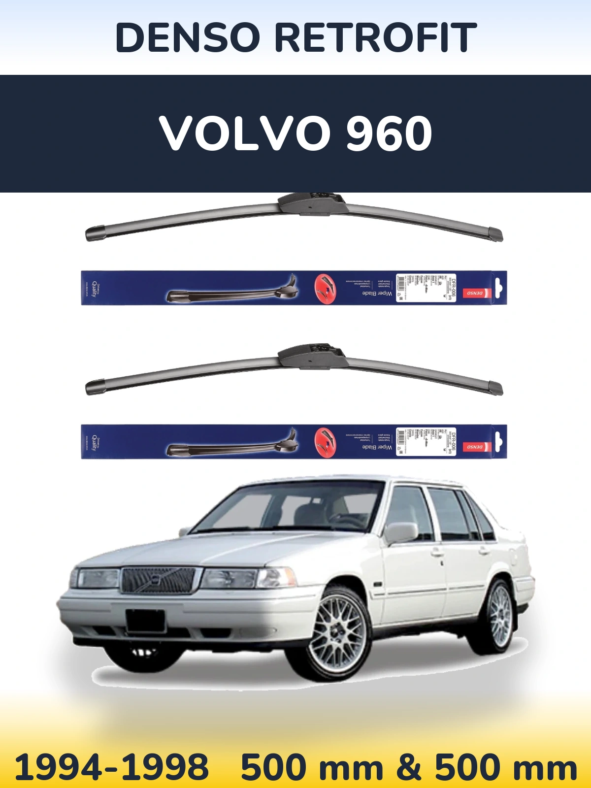 Torkarblad Denso Retrofit för Volvo 960