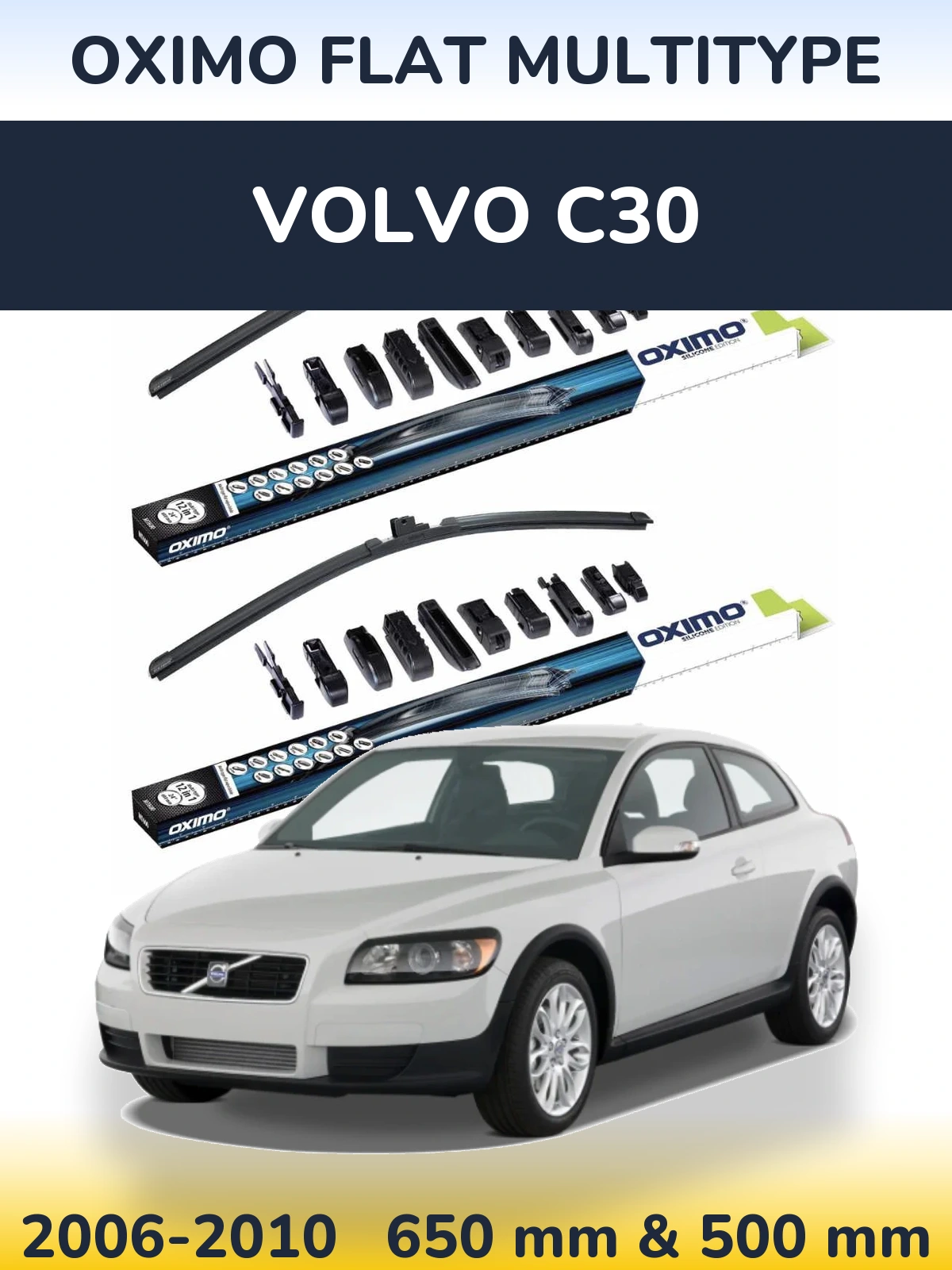 Torkarblad Oximo Flat MultiType för Volvo C30