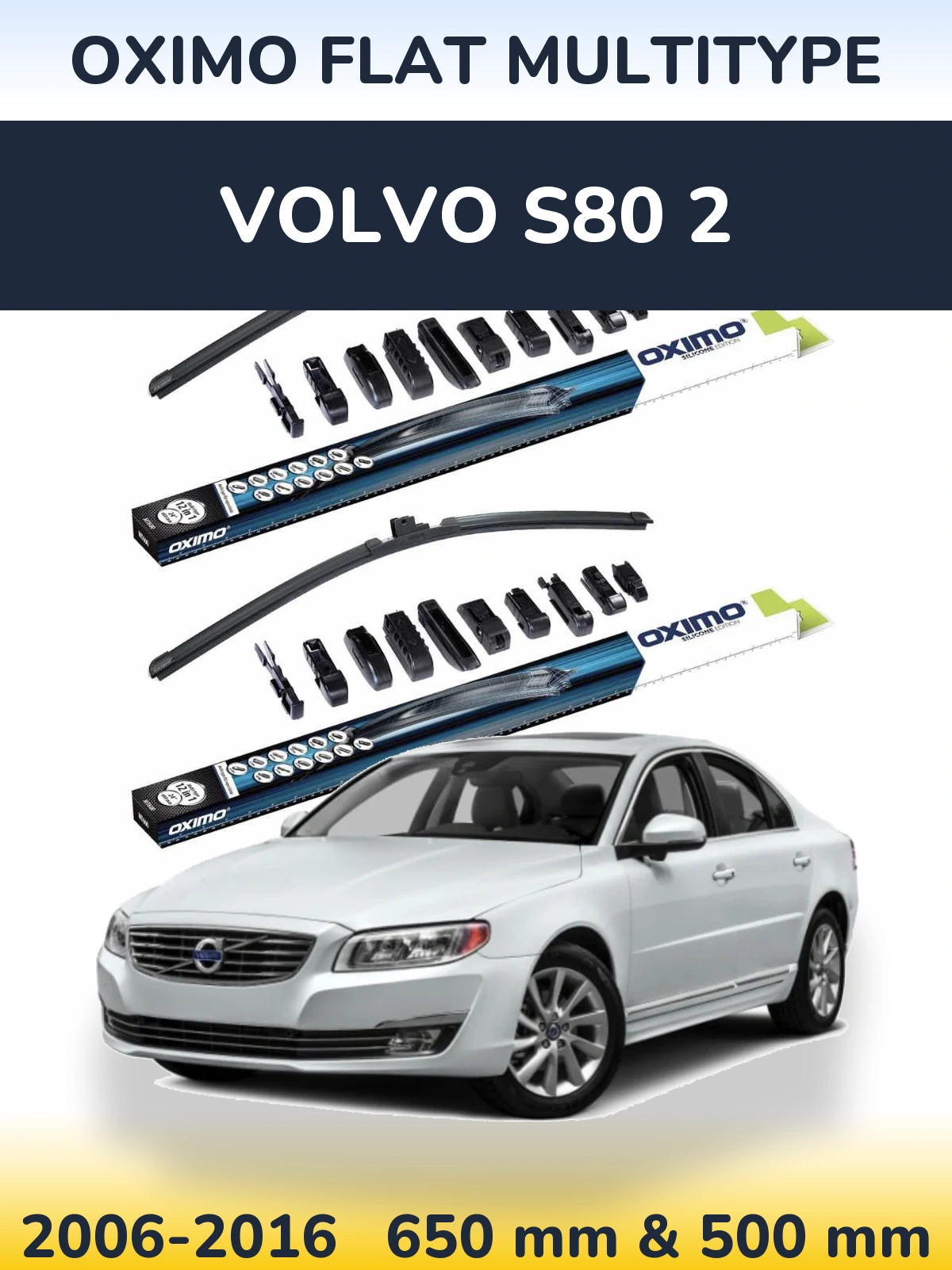 Torkarblad Oximo Flat MultiType för Volvo S80 2
