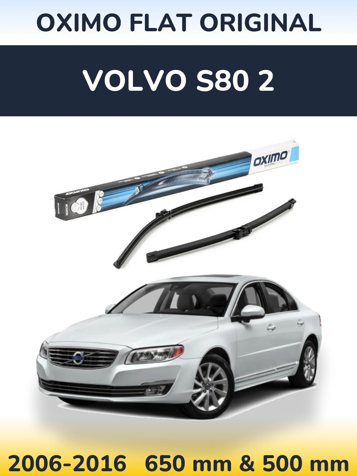 Torkarblad Oximo Flat Original för Volvo S80 2