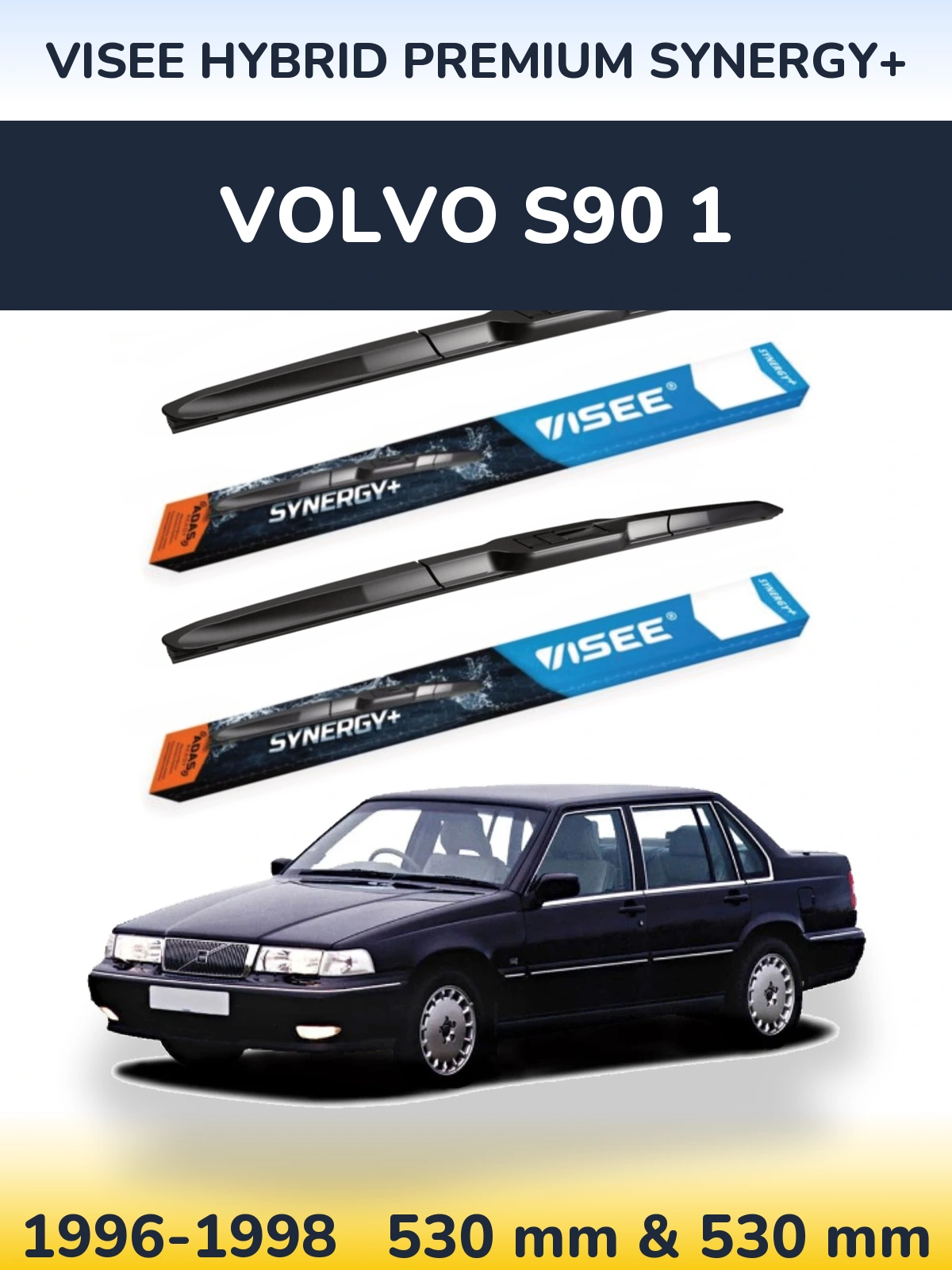 Torkarblad VISEE HYBRID PREMIUM SYNERGY+ för Volvo S90 1