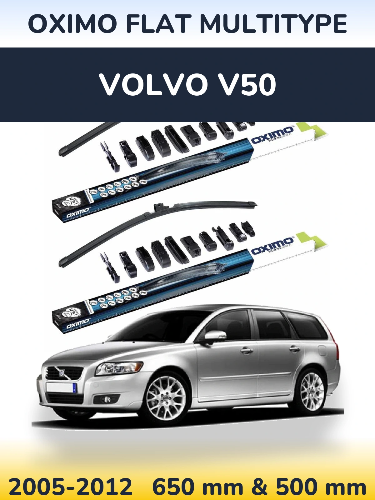 Torkarblad Oximo Flat MultiType för Volvo V50