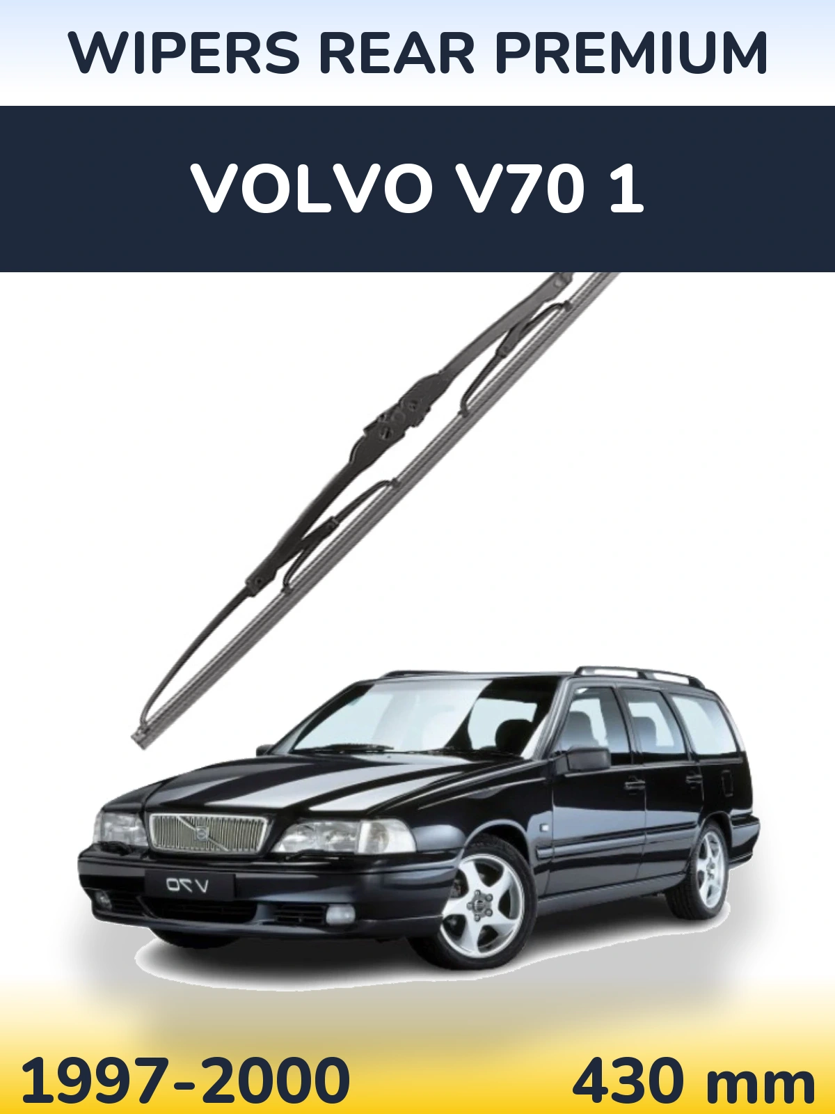 Torkarblad WIPERS REAR PREMIUM för Volvo V70 1