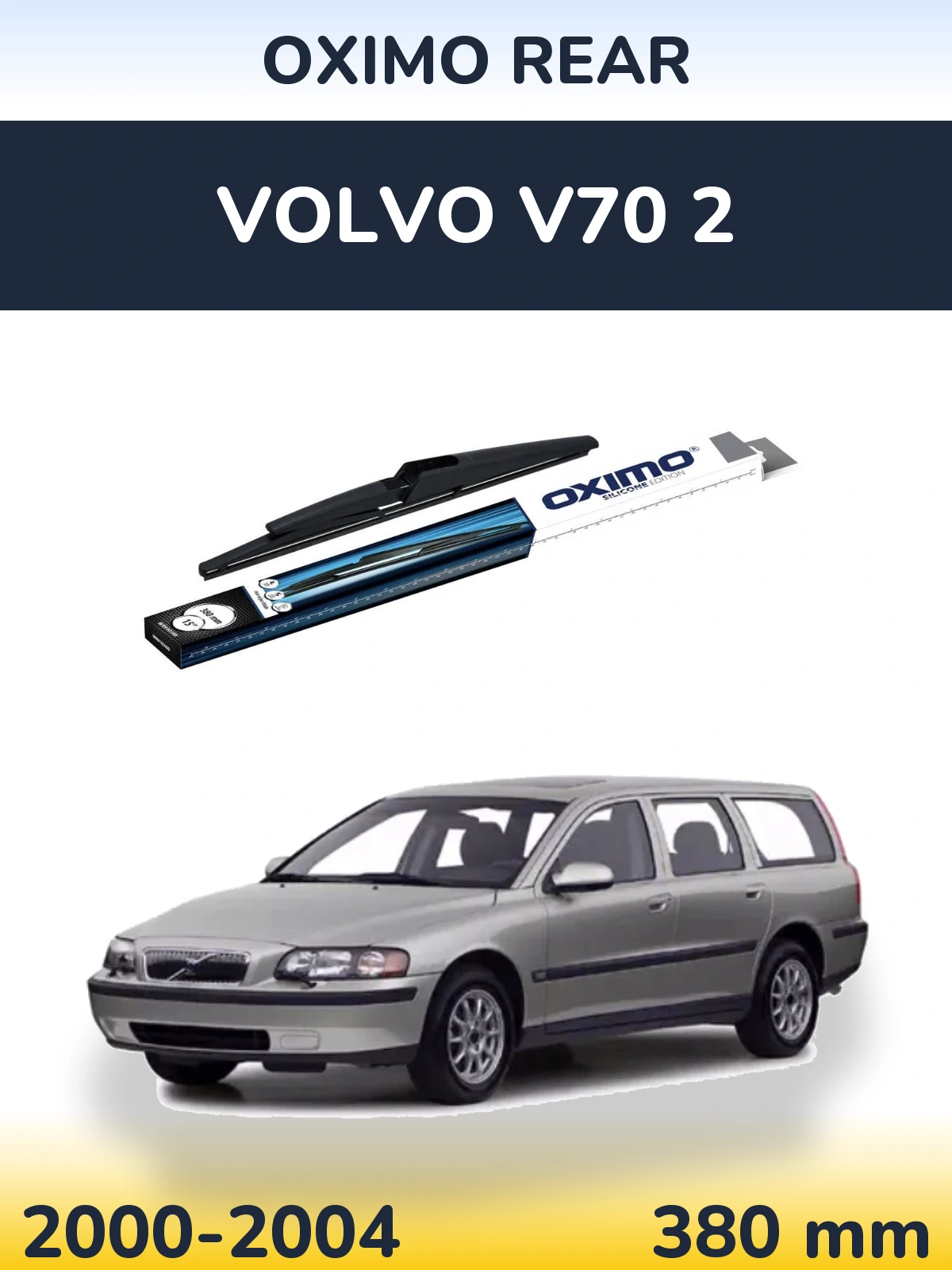 Torkarblad Oximo Rear för Volvo V70 2