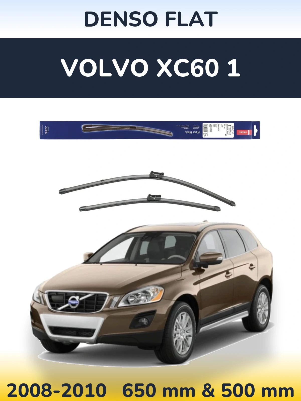 Torkarblad Denso Flat för Volvo XC60 1