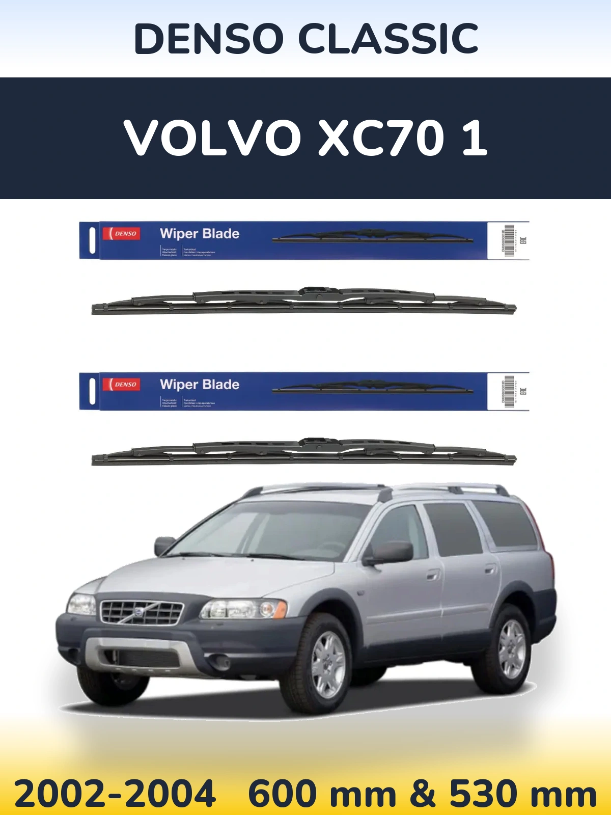 Torkarblad Denso Classic för Volvo XC70 1
