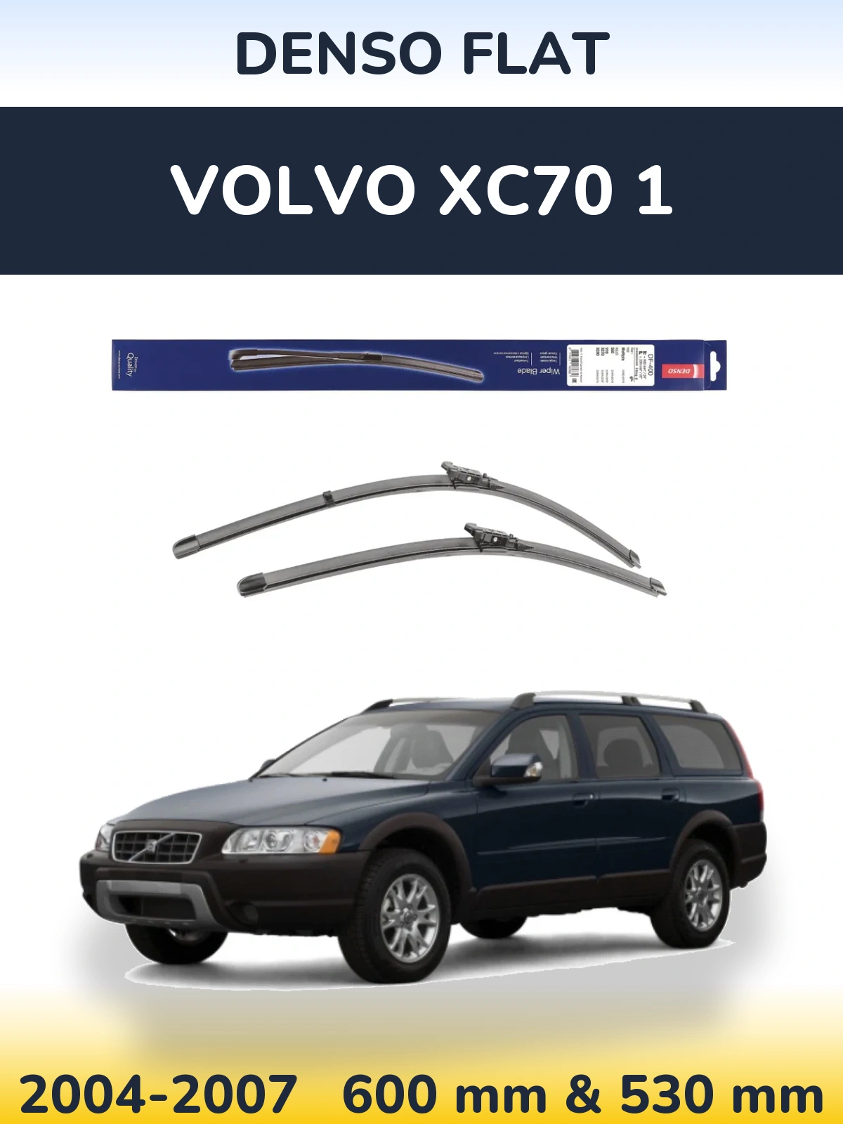 Torkarblad Denso Flat för Volvo XC70 1