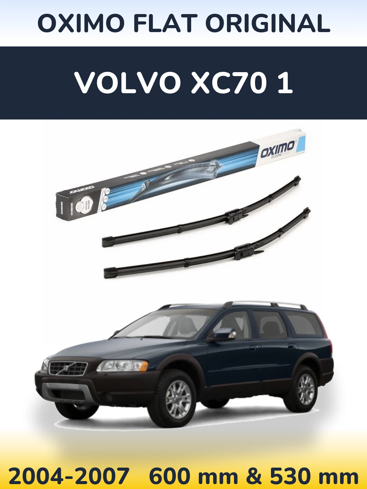 Torkarblad Oximo Flat Original för Volvo XC70 1