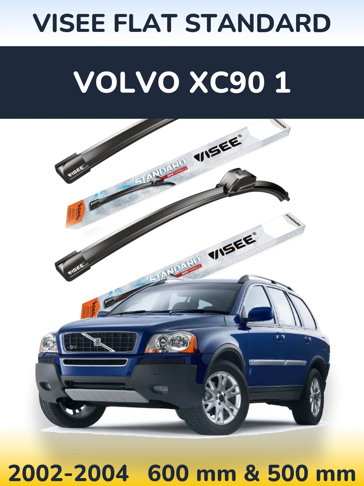 Torkarblad VISEE FLAT STANDARD för Volvo XC90 1