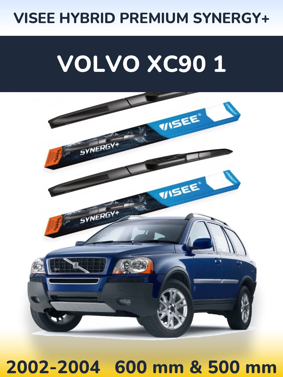 Torkarblad VISEE HYBRID PREMIUM SYNERGY+ för Volvo XC90 1