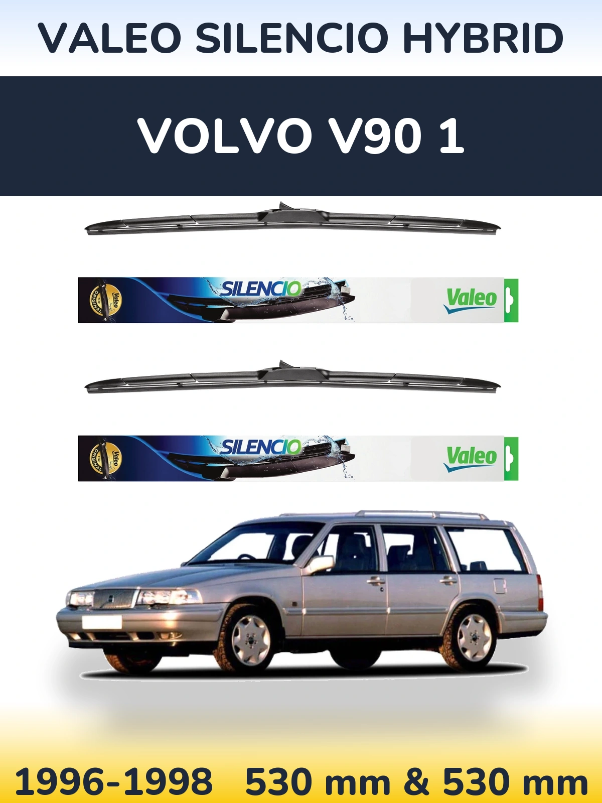Torkarblad Valeo Silencio Hybrid för Volvo V90 1