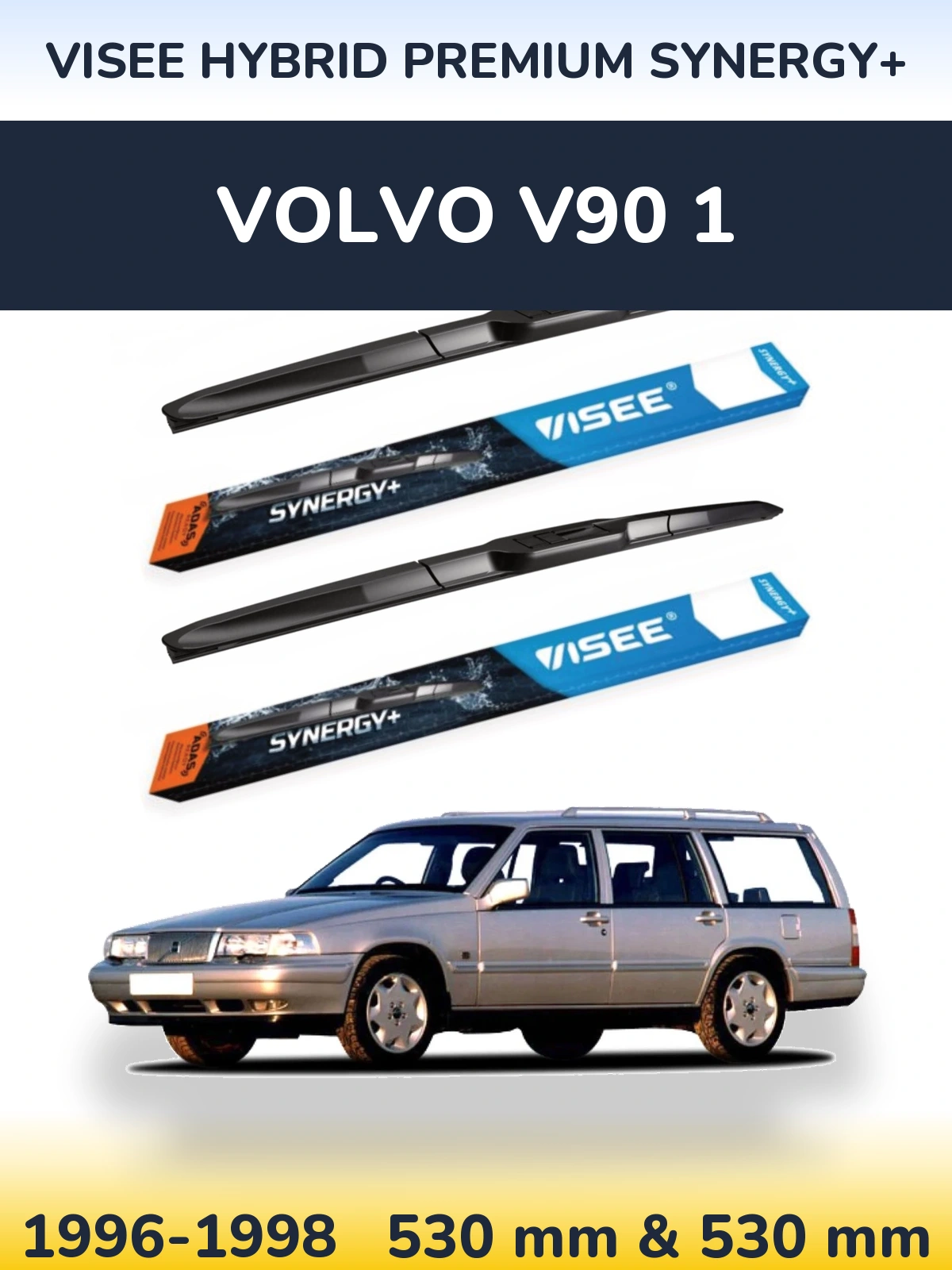 Torkarblad VISEE HYBRID PREMIUM SYNERGY+ för Volvo V90 1