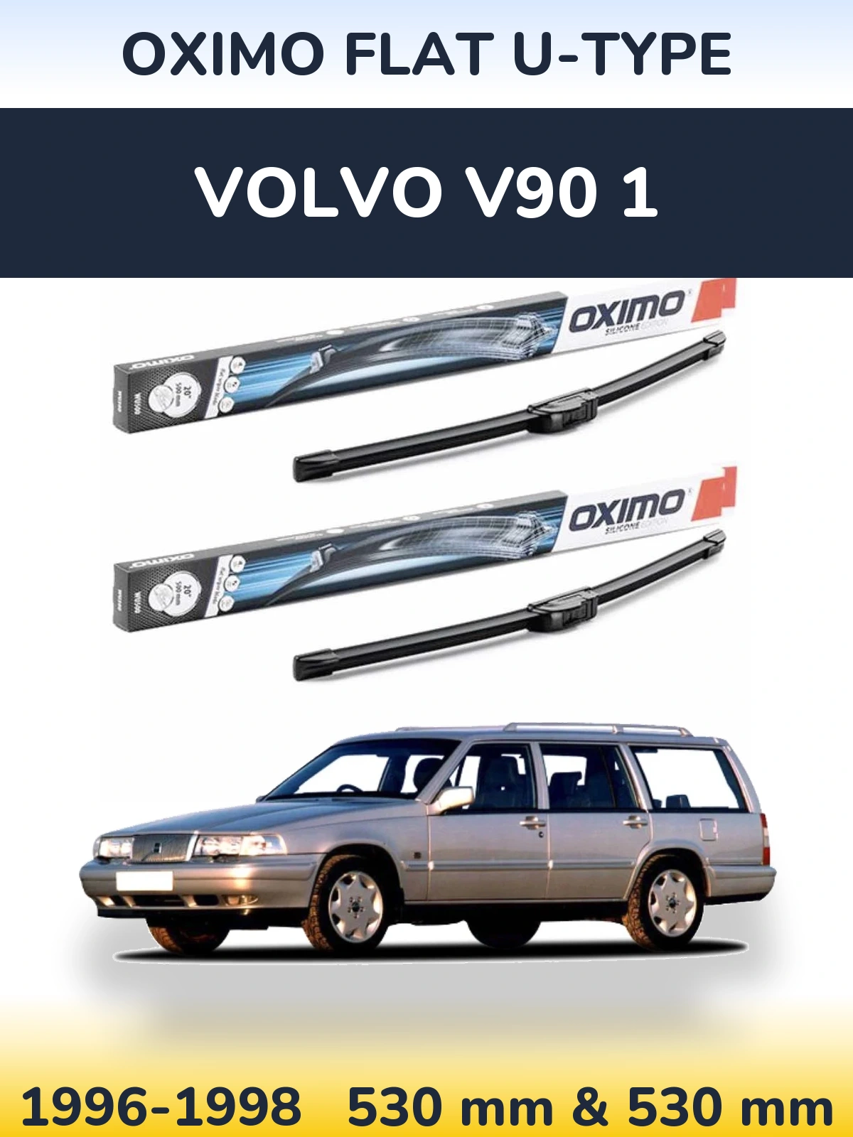 Torkarblad Oximo Flat U-type för Volvo V90 1