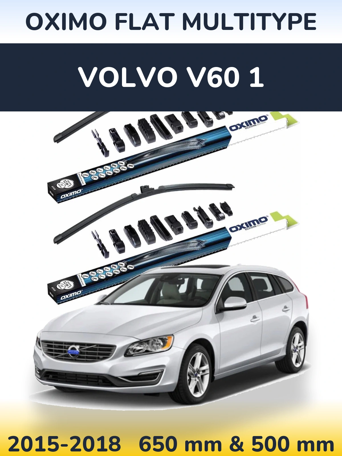 Torkarblad Oximo Flat MultiType för Volvo V60 1
