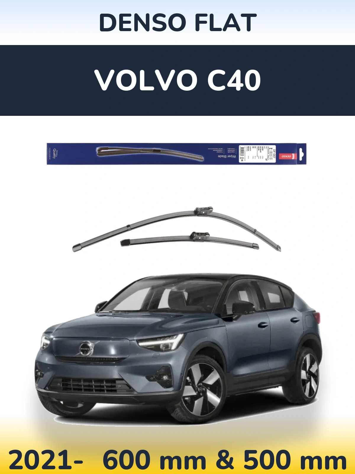 Torkarblad Denso Flat för Volvo C40