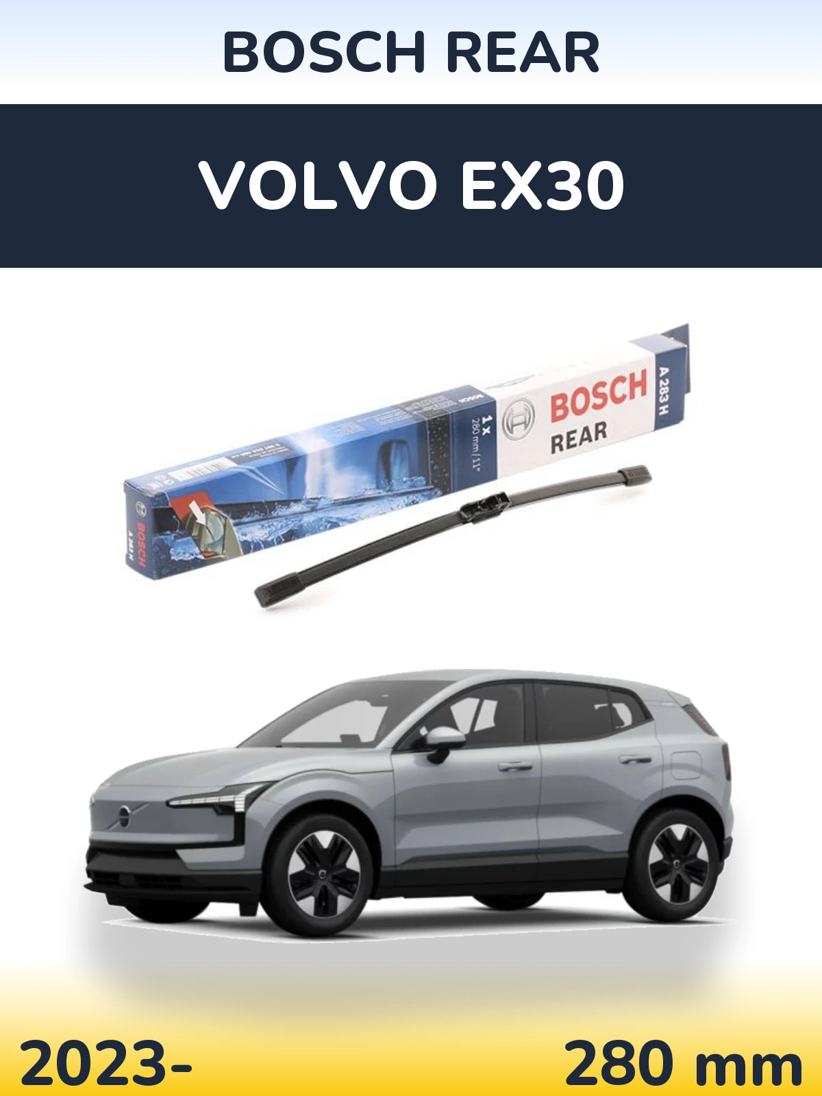 Torkarblad BOSCH Rear för Volvo EX30