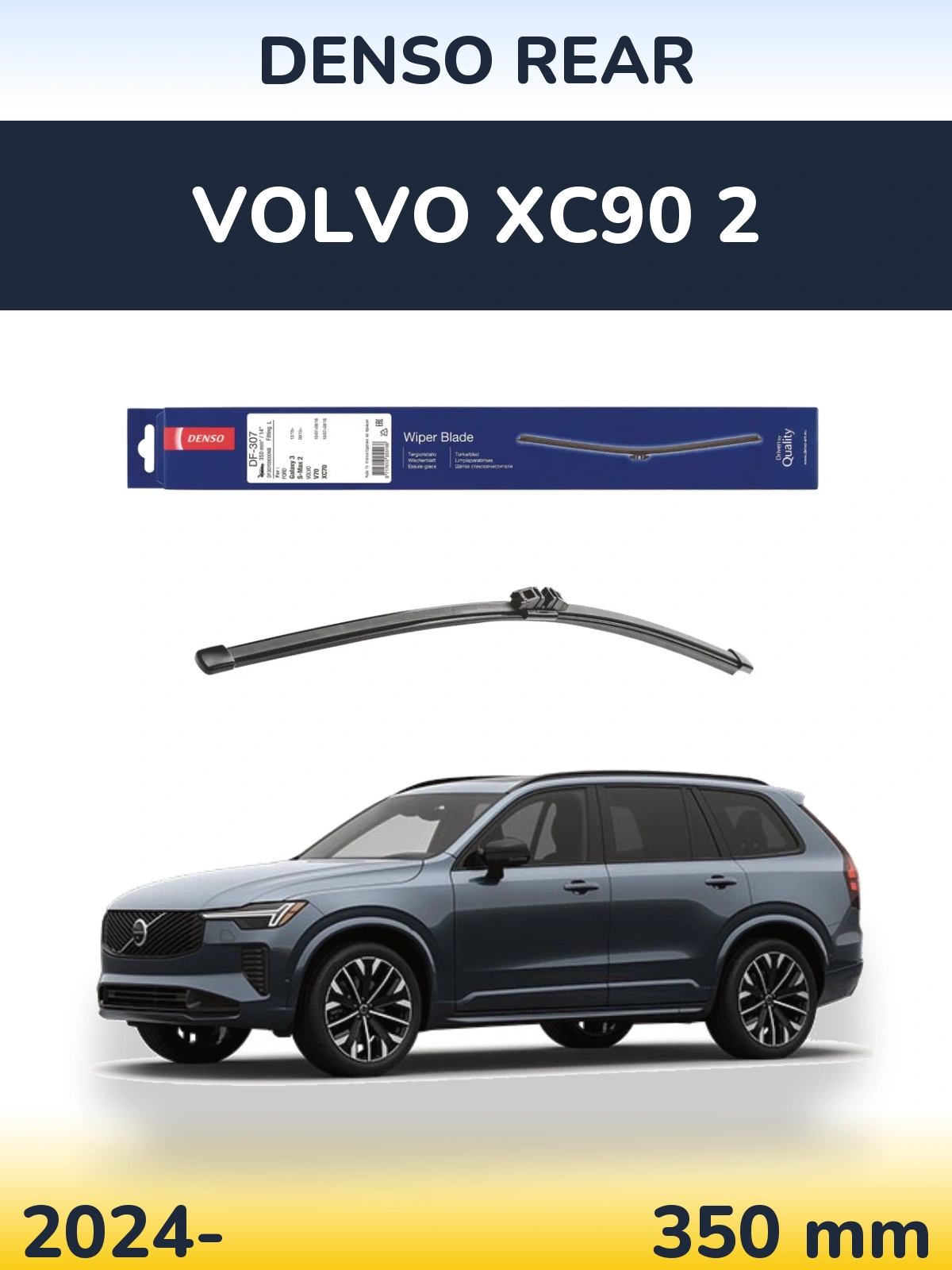 Torkarblad Denso Rear för Volvo XC90 2