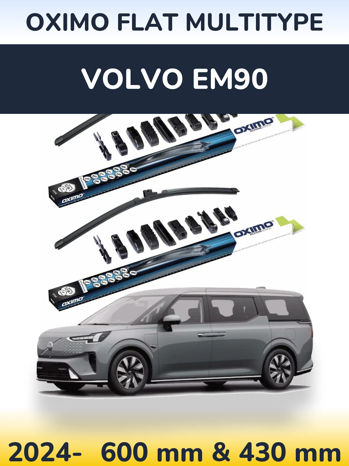 Torkarblad Oximo Flat MultiType för Volvo EM90