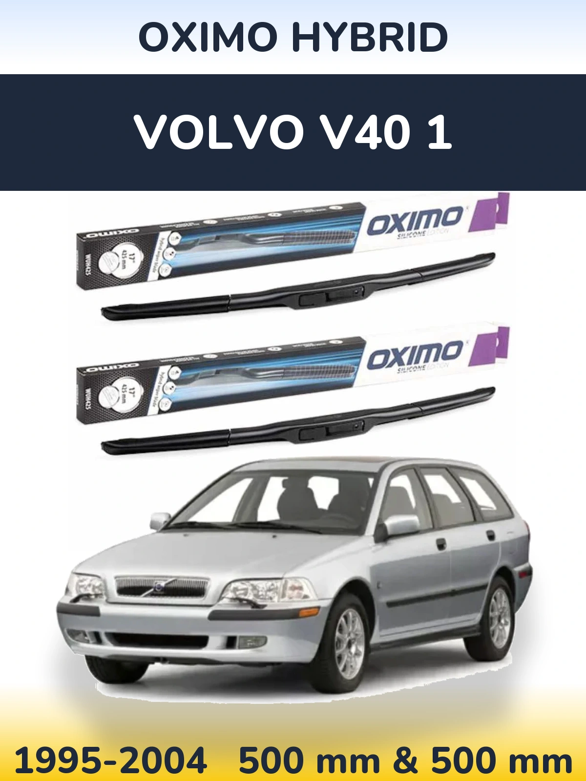 Torkarblad Oximo Hybrid för Volvo V40 1
