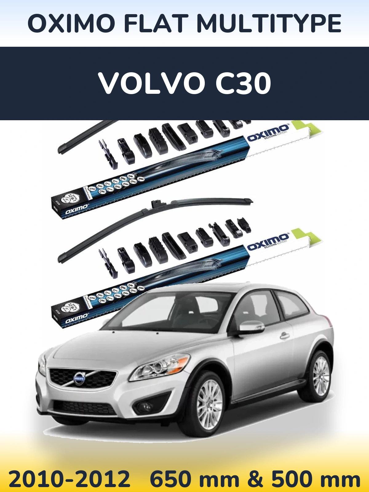 Torkarblad Oximo Flat MultiType för Volvo C30