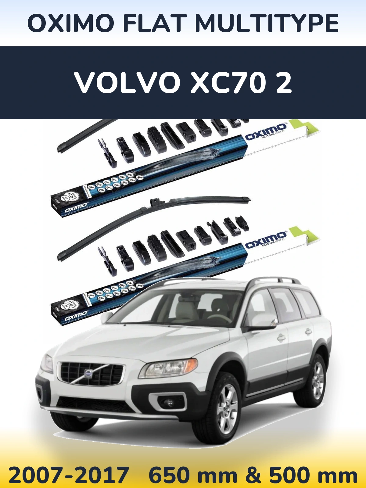 Torkarblad Oximo Flat MultiType för Volvo XC70 2
