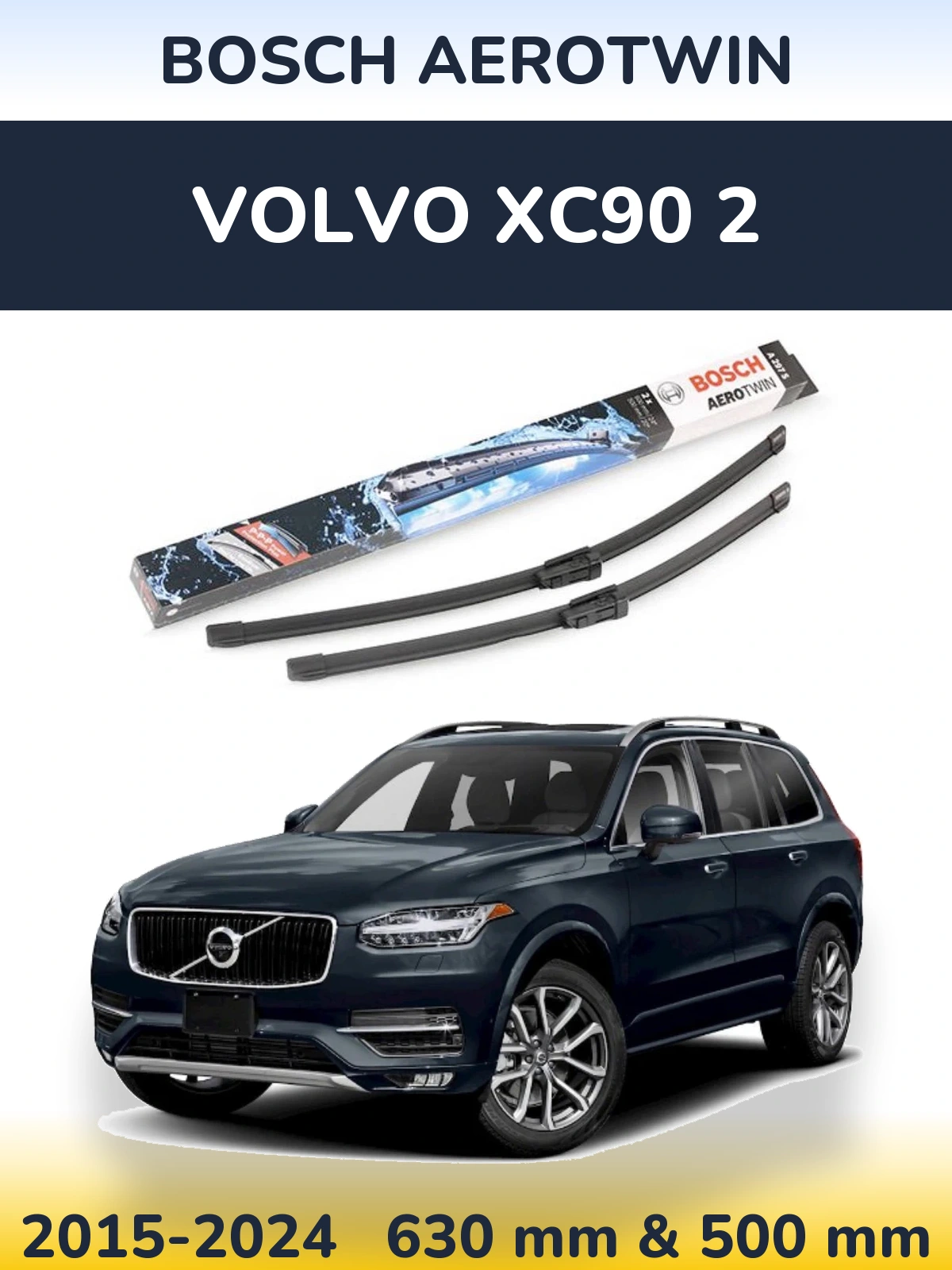 Torkarblad BOSCH AeroTwin för Volvo XC90 2