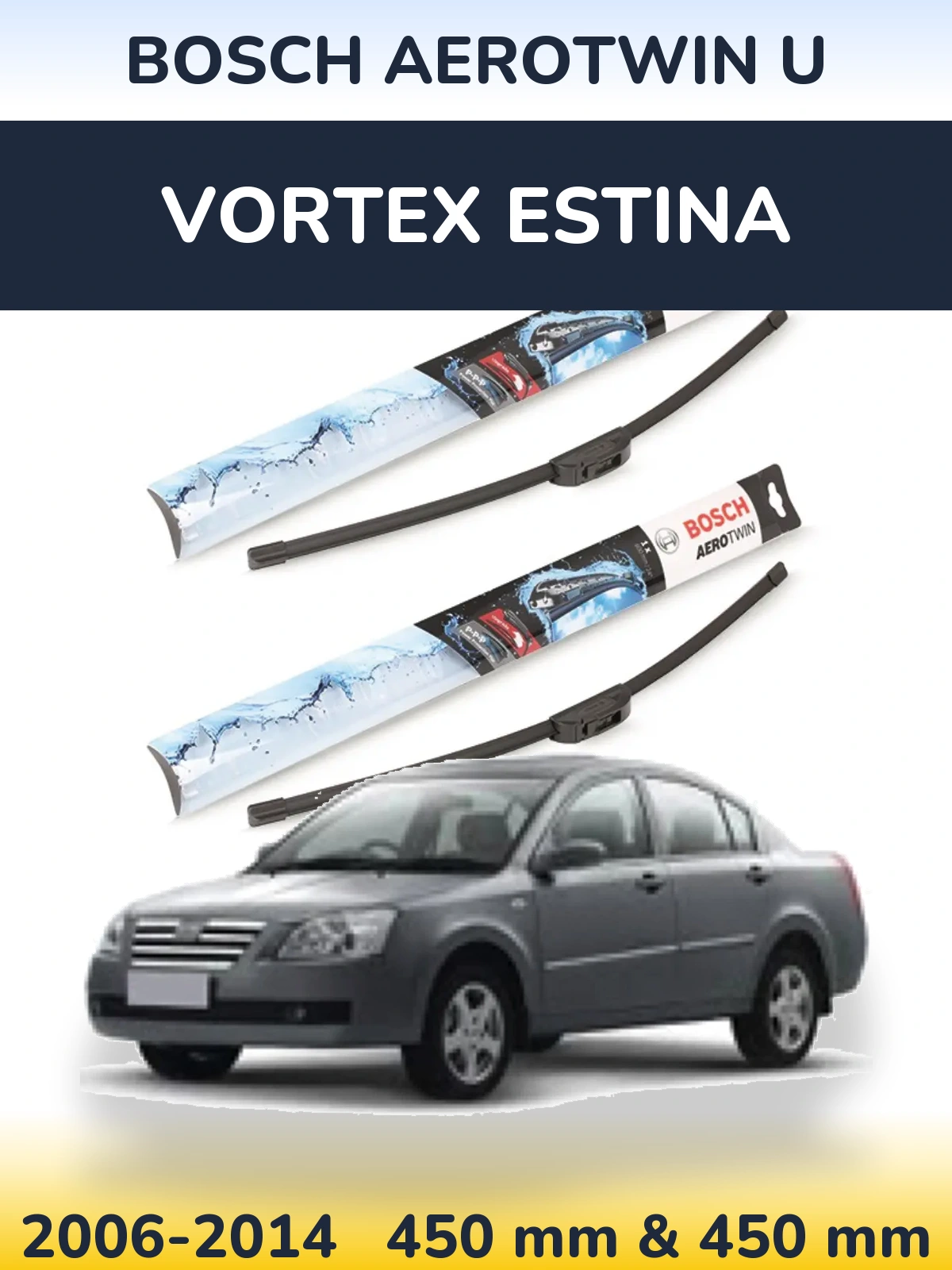 Torkarblad BOSCH AeroTwin U för Vortex Estina