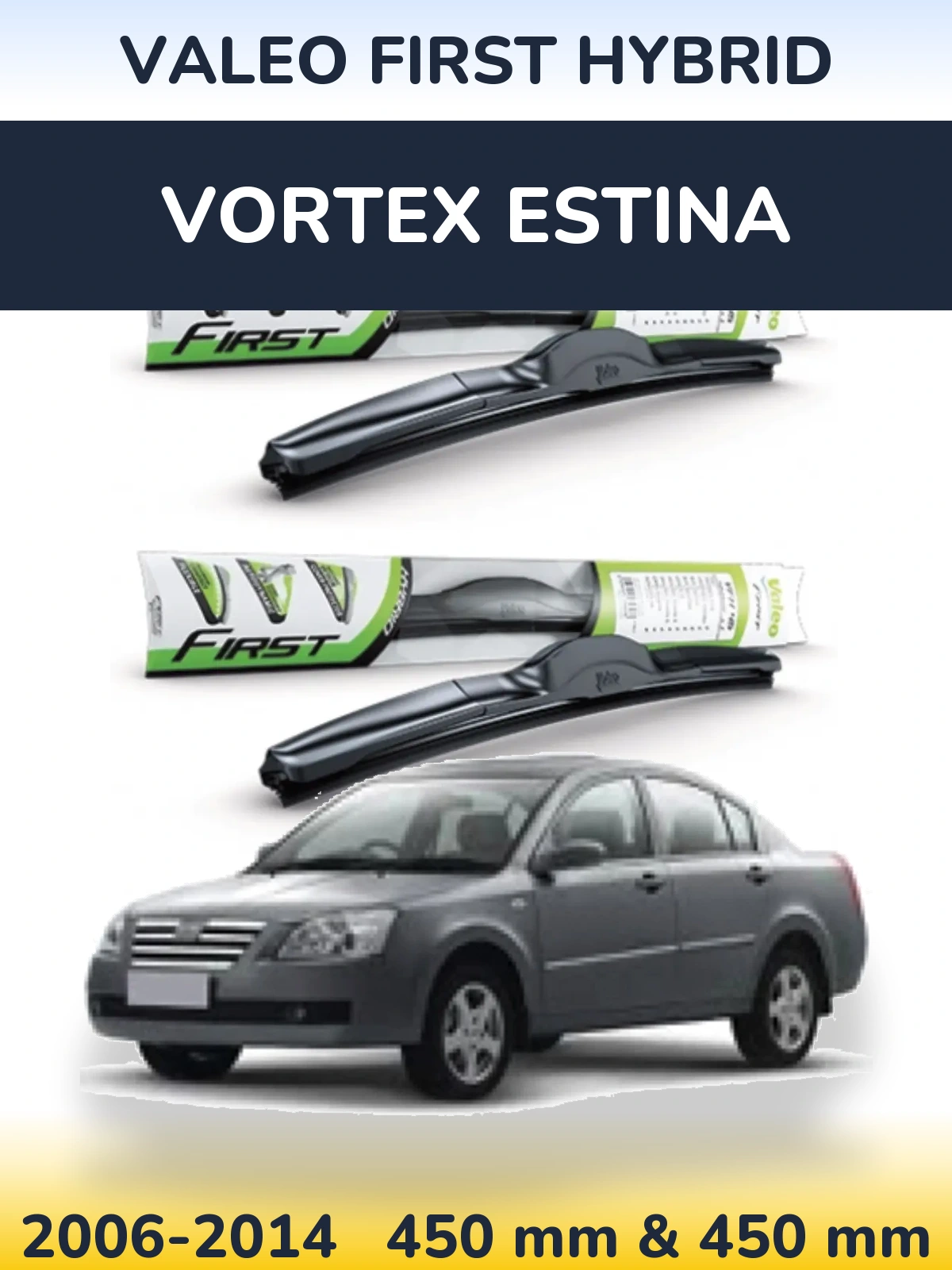 Torkarblad Valeo First Hybrid för Vortex Estina