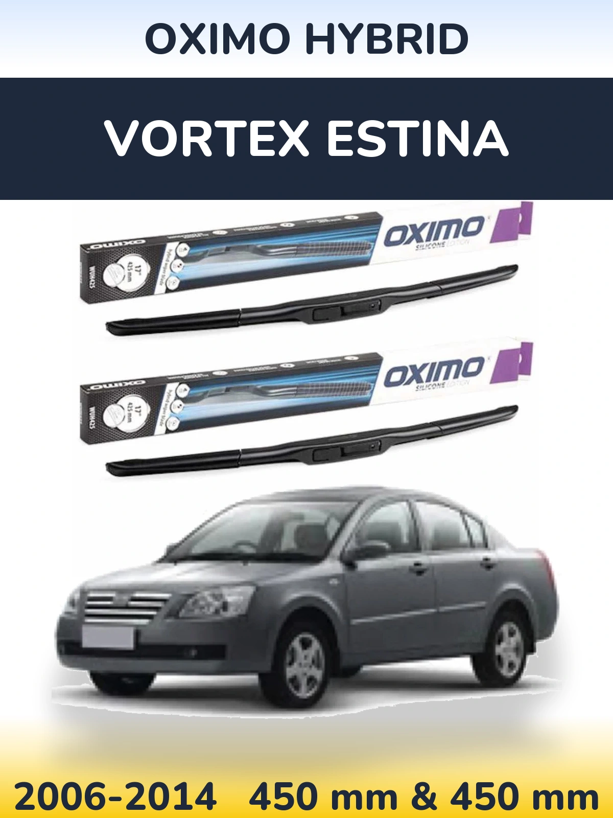 Torkarblad Oximo Hybrid för Vortex Estina