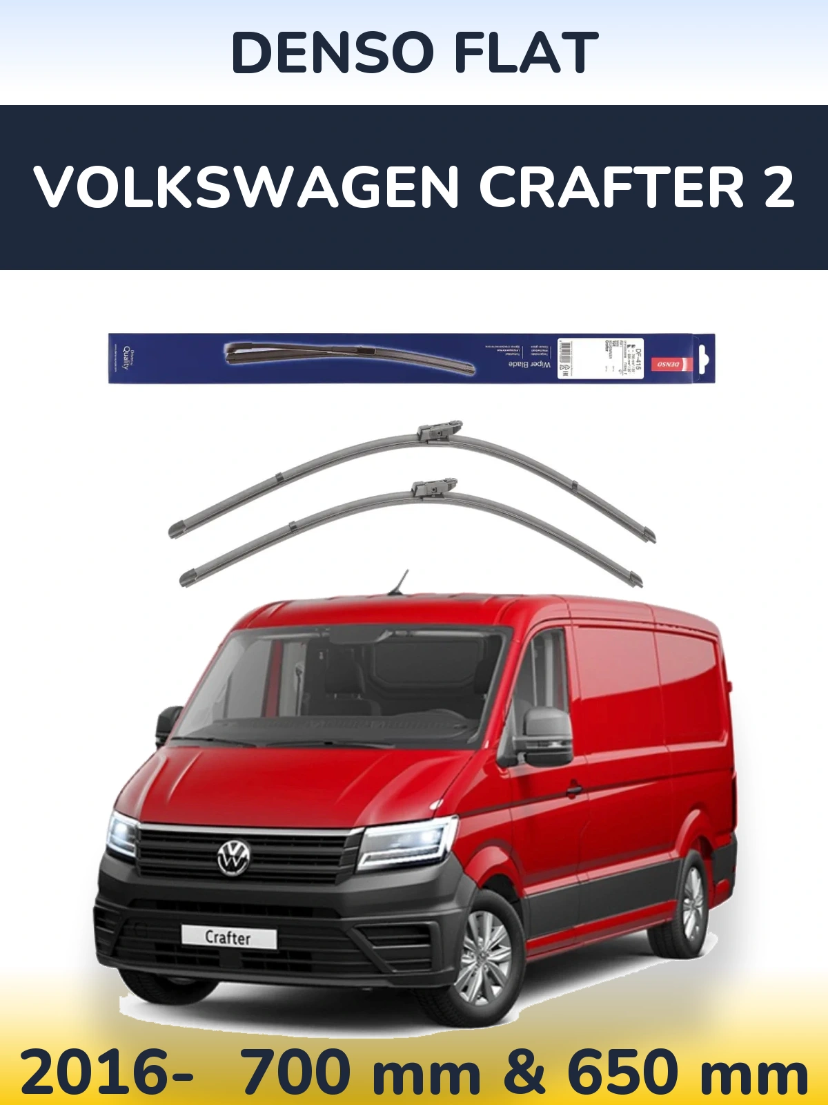 Torkarblad Denso Flat för Volkswagen Crafter 2
