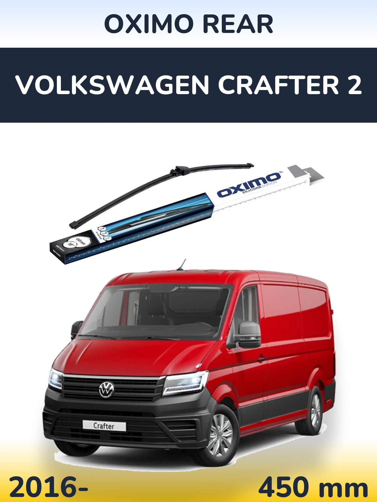Torkarblad Oximo Rear för Volkswagen Crafter 2