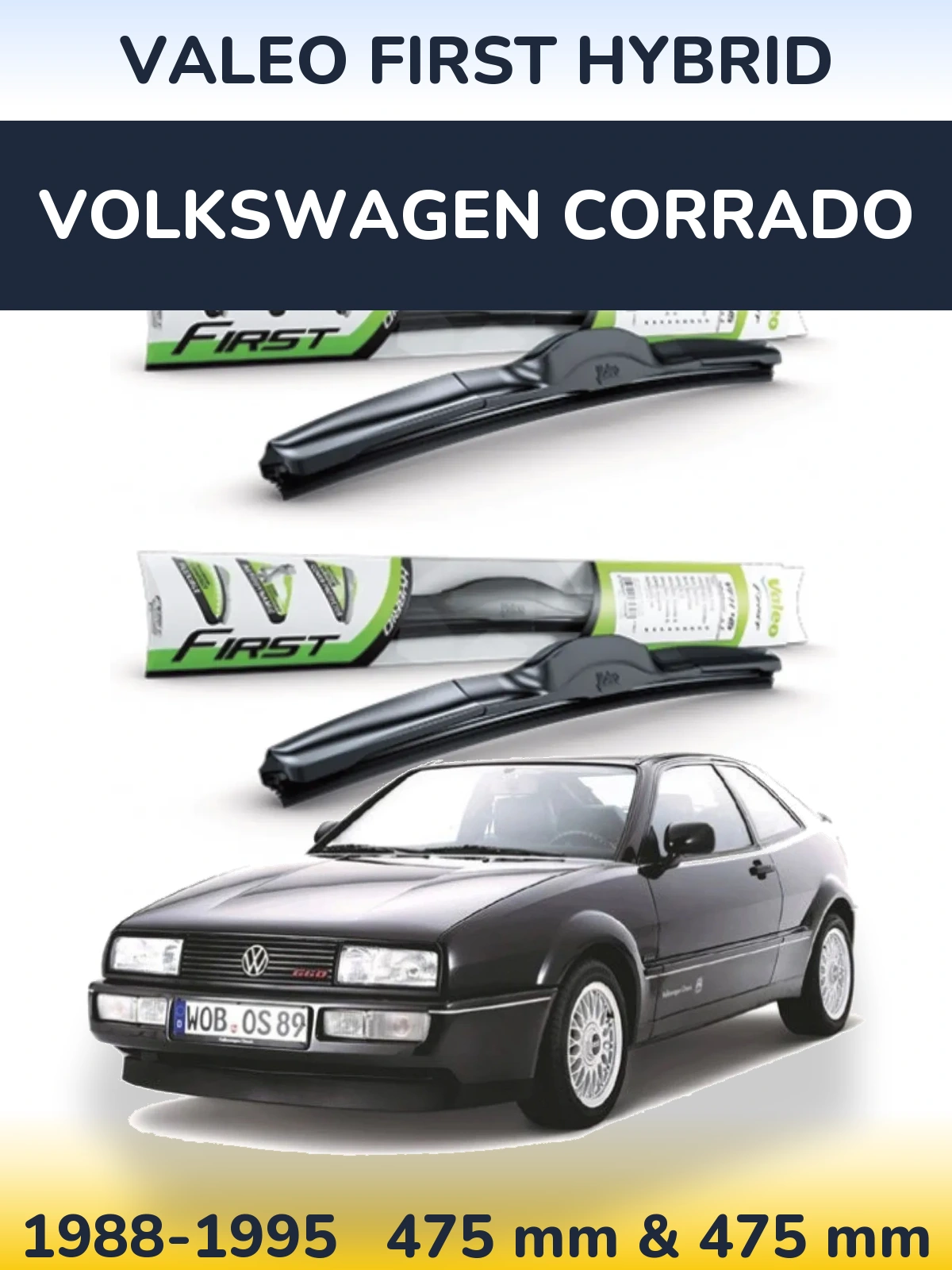 Torkarblad Valeo First Hybrid för Volkswagen Corrado