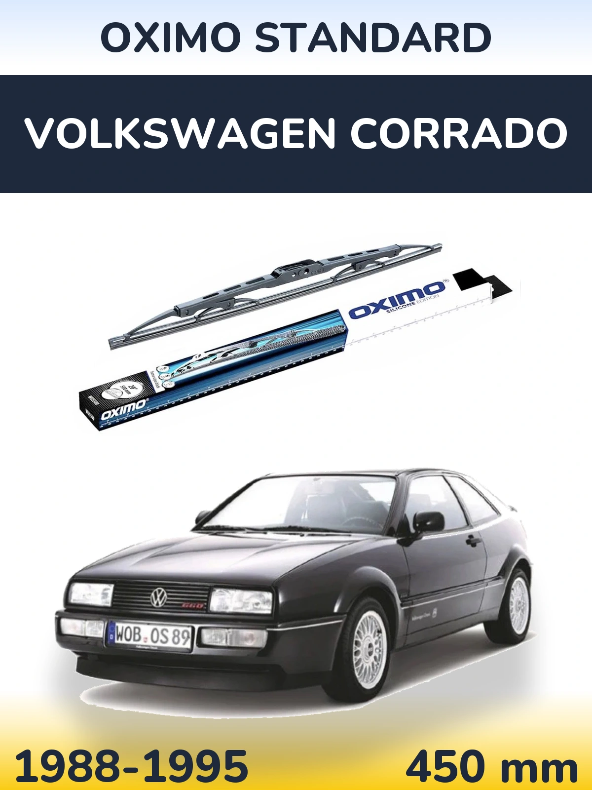 Torkarblad Oximo Standard för Volkswagen Corrado